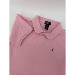 Polo Ralph Lauren Kids Pink Polo Shirt Short Sleeve Cotton Casual‎ Top